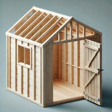 Load image into Gallery viewer, Wooden Garden Shed - Bespoke size, windows & doors - Quote only